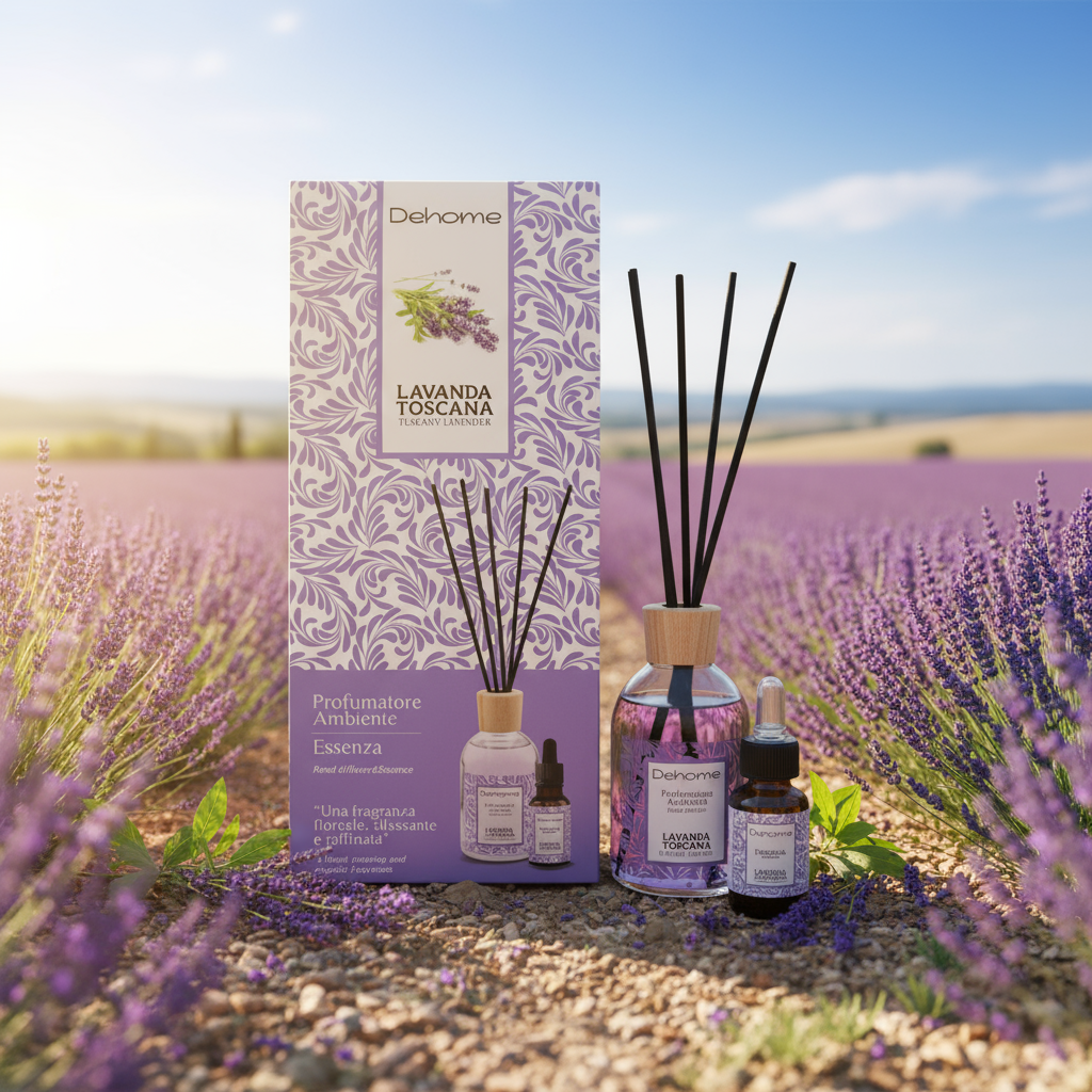 Profumatore Ambiente 100a ml | Essenza 15ml Lavanda Di Toscana