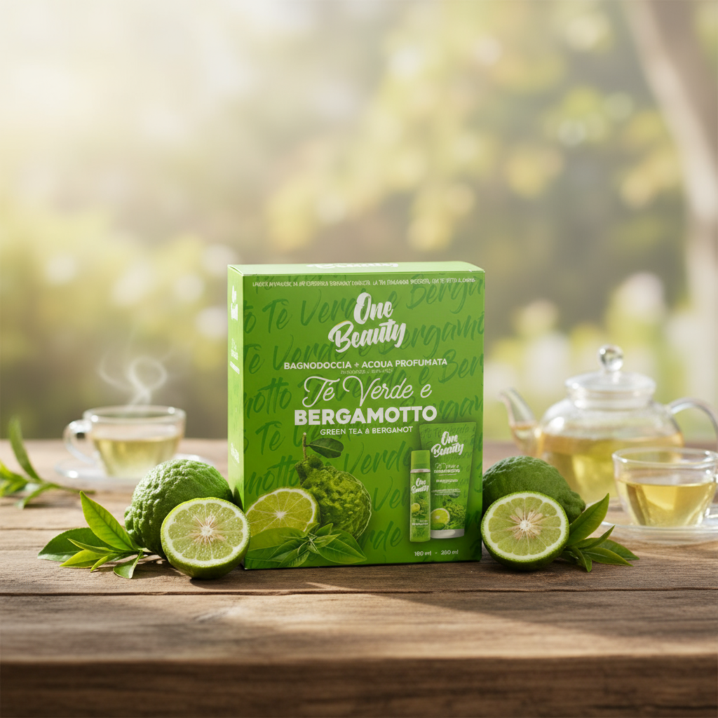 Bagnodoccia 200ml| Acqua Profumata 100 ml Tè Verde E Bergamotto