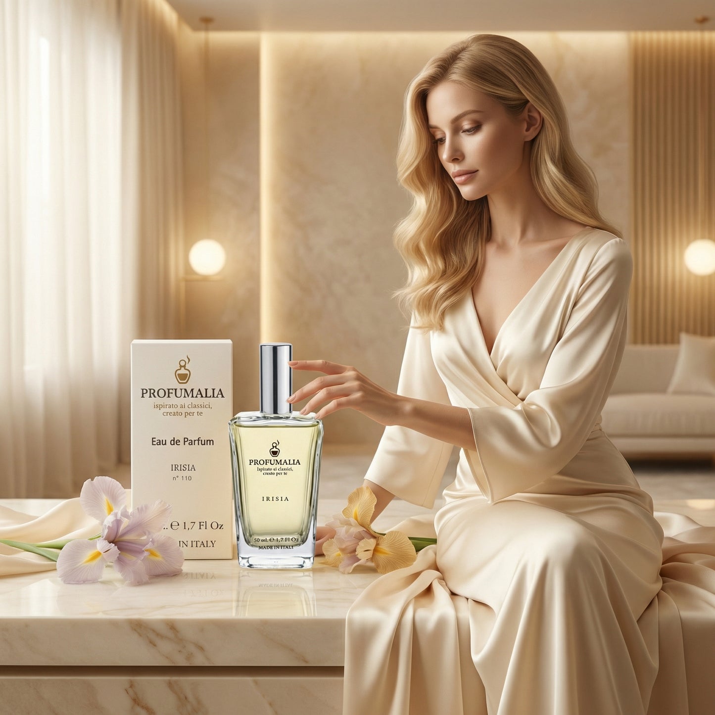 Irisia Eau De Parfum 50 ML -Profumo Fragranza Floreale Intensa e Avvolgente | Donna