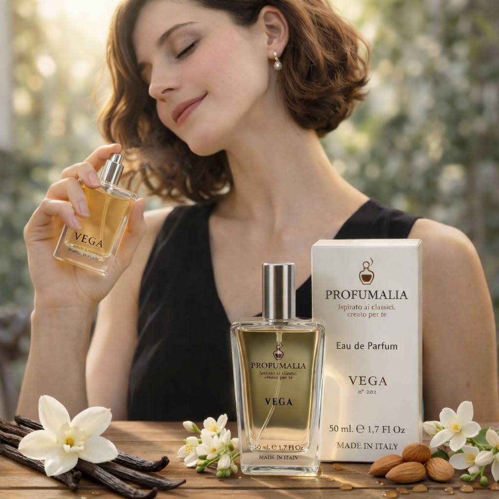 Vega Eu De Parfum 50 ML - Profumo Fragranza Orientale Intensa e Seducente | Donna n. 202
