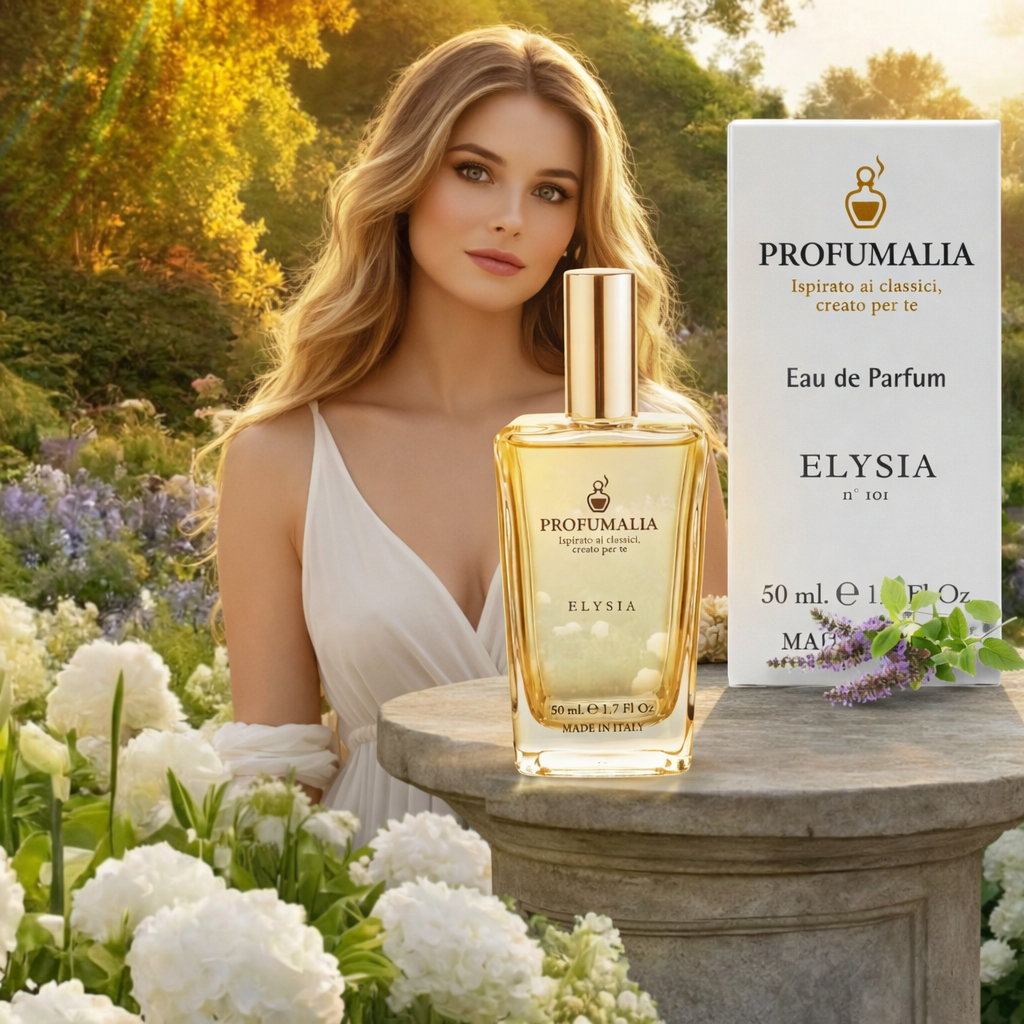 Elysia Eau De Parfum 50ML - Profumo Fragranza Floreale Ambrata Sensuale e Audace |Donna n. 101