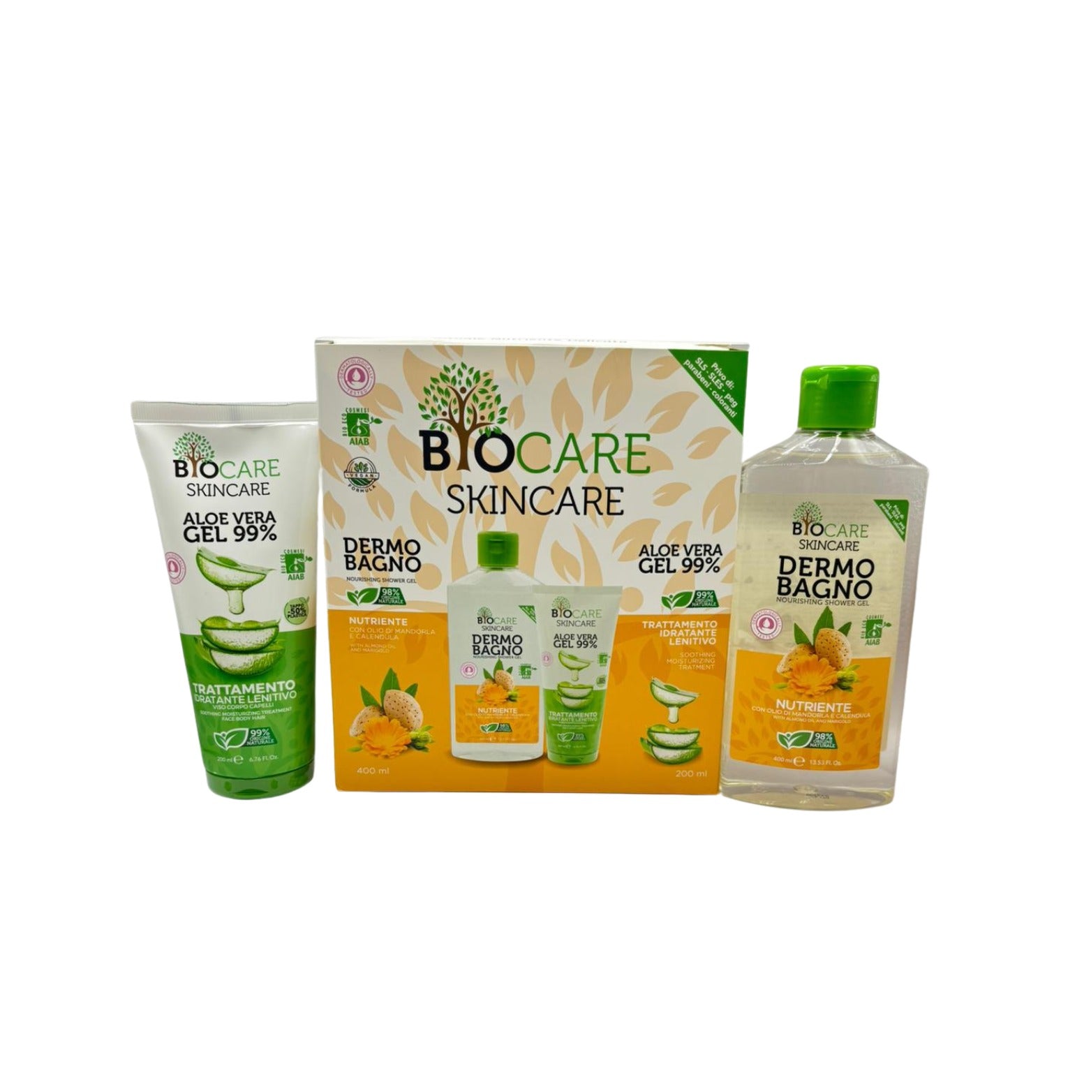 Dermobagno Nutriente 400ml | GelAloe Vera 200 ml