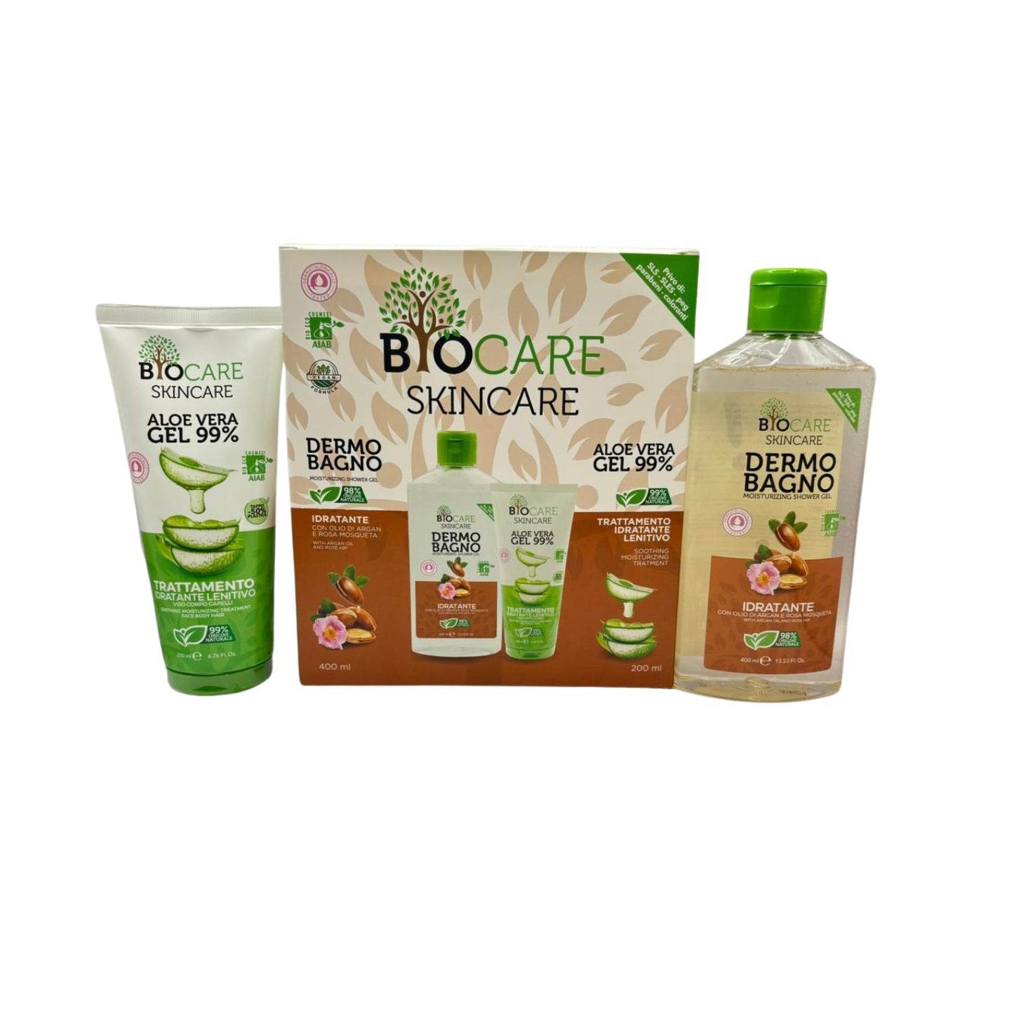 Dermobagno Idratante 400ml| GelAloe Vera 200 ml