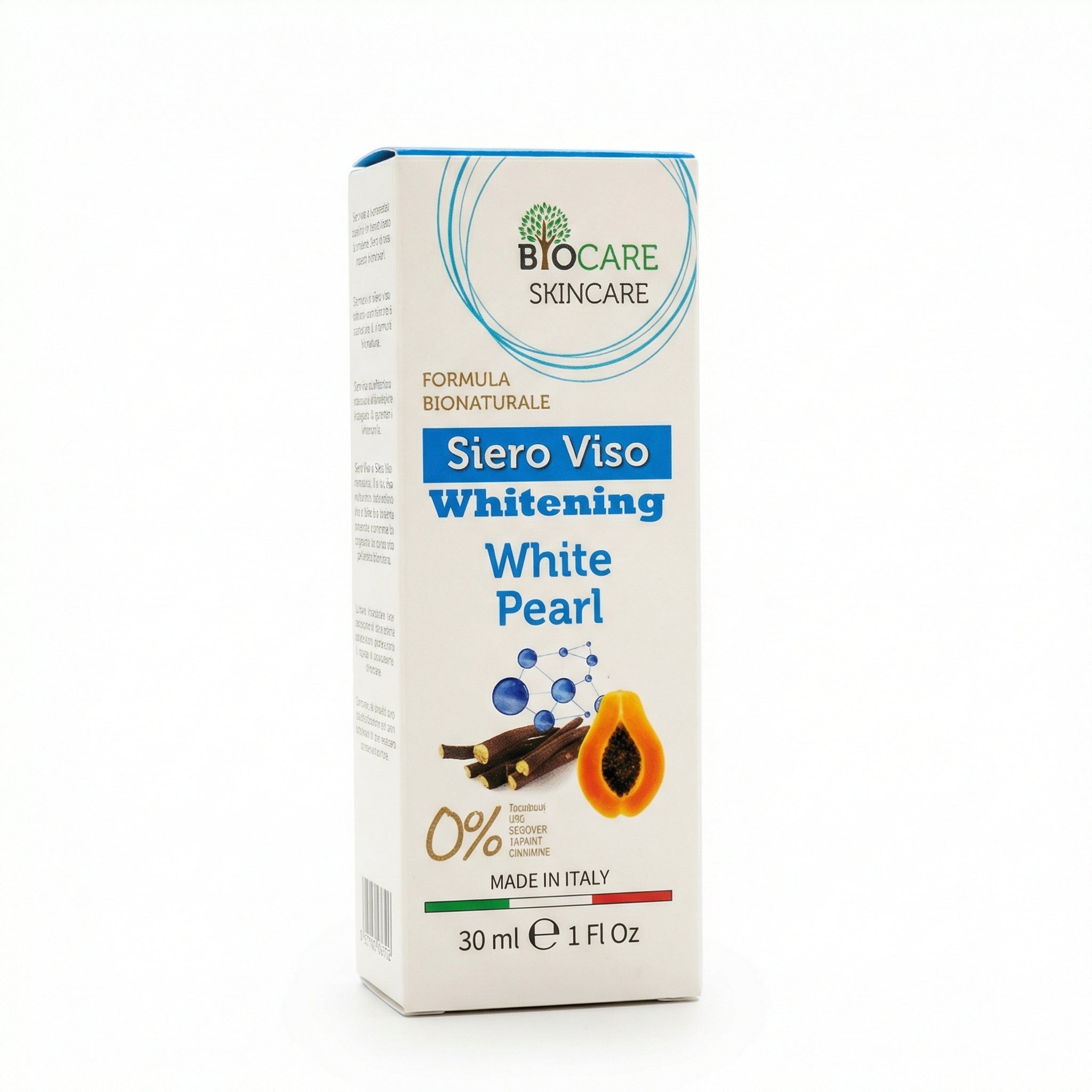 Siero Viso Whitening Schiarente Anti-Macchie 30ML – Liquirizia, Acido Kojico e Bava di Lumaca | Made in Italy