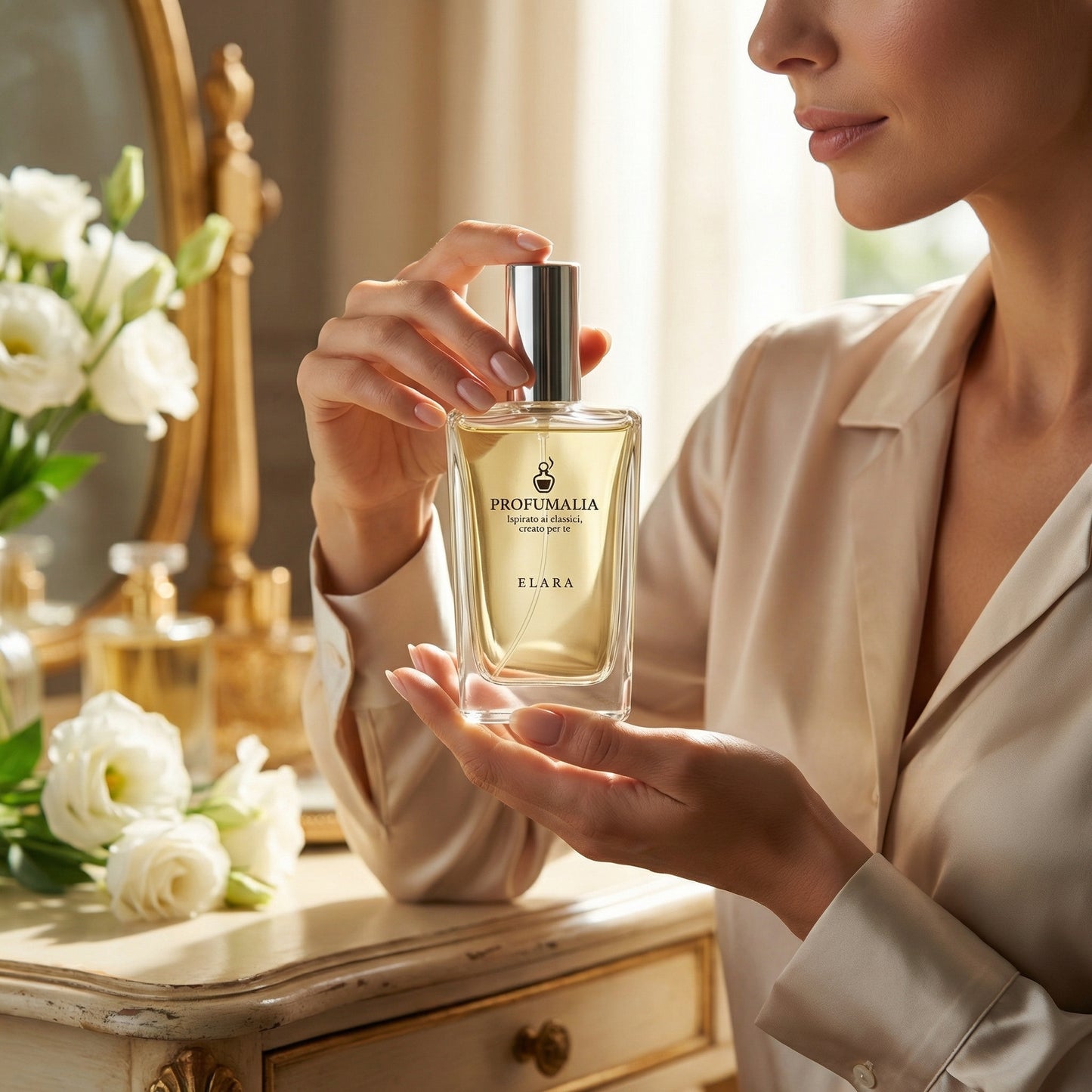 Elara Eau De Parfum 50 ML -Profumo Fragranza Intensa e Sensuale con Caffè e Vaniglia | Donna n. 505