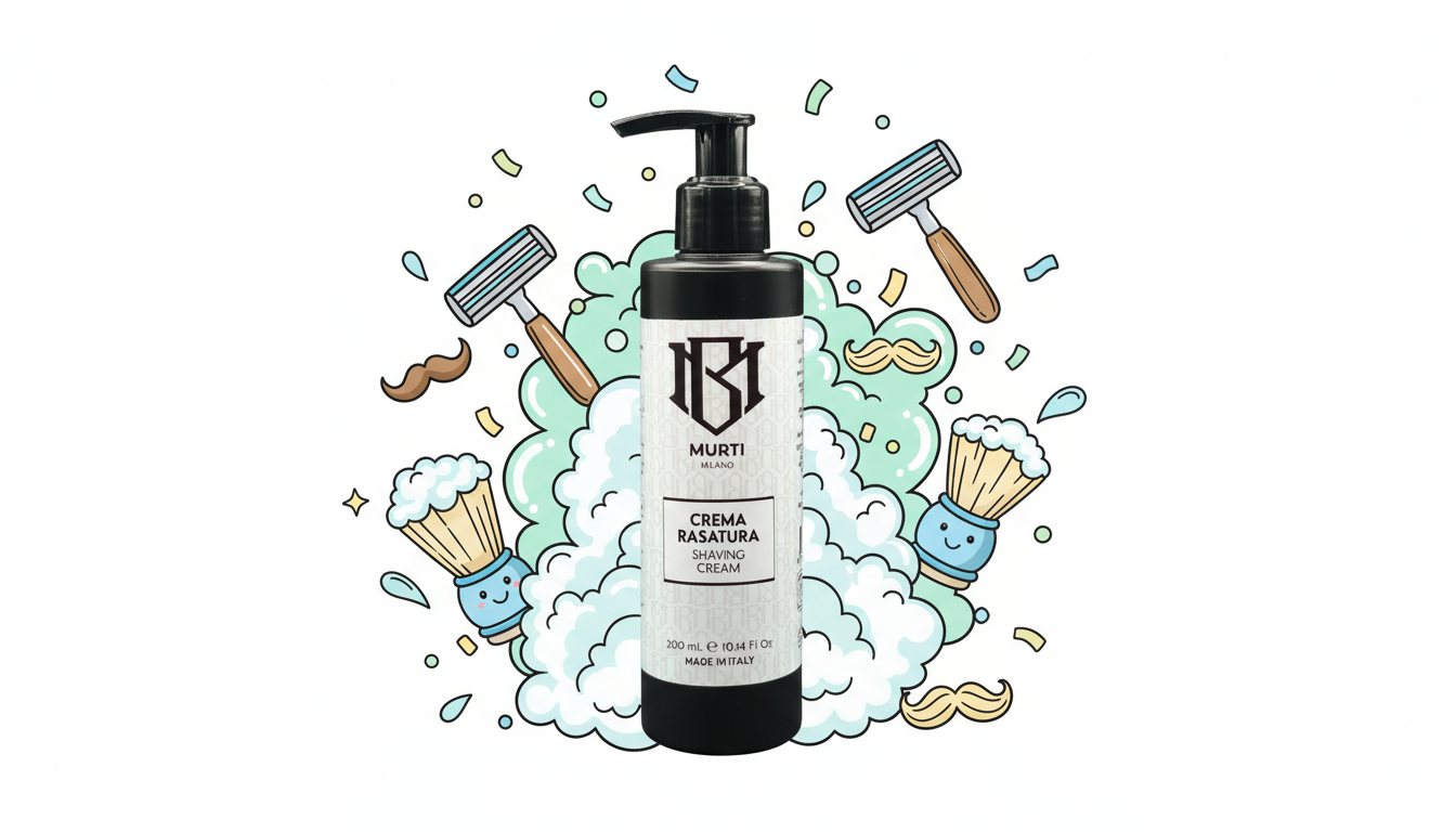 GEL RASATURA 200 ML | Gel da Barba Trasparente con Mentolo e Pantenolo